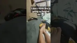 Bro is angry at me at just a video game