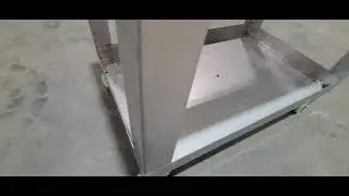 Heavy Duty  12ga stainless steel cart with drain holes with deep shelves