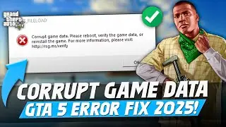 How To Fix GTA 5 Corrupt Game Data Error in 2025 | GTA V ERR_SYS_FILELOAD Error Fix | GTA 5 Mods