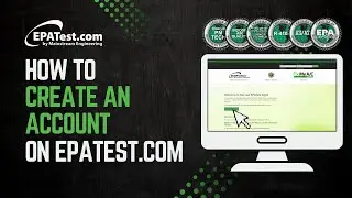 Create An EPATest.com Account