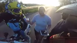Road rage (with a very aggressive man)