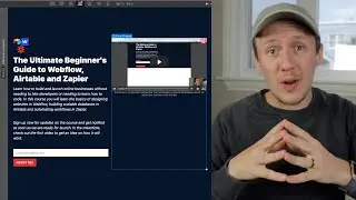 Building a Pre-Launch Landing Page - Webflow, Airtable & Zapier Tutorial for Beginners