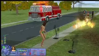 Sims 2 Forest Fire Management Tactics Audio and Visual. (No commentary)