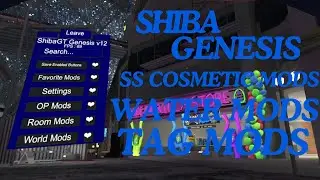 THIS IS ONE OF THE BEST PAID MENUS EVER (shiba genesis) Gorilla tag mod menu showcase