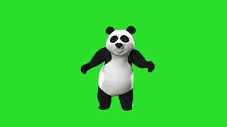 Green Screen Animated Panda Action 3d , ultimate destination for all your creative video editing..