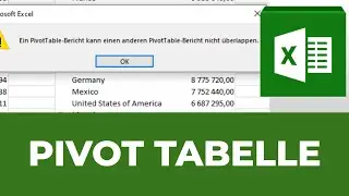A PivotTable report cannot overlap another PivotTable report