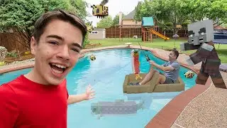 Realistic Minecraft! Minecraft In Real Life and The Mystery Box Horror Map!