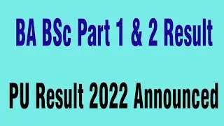 BA BSc Result 2022 | PU ADP ADA ADS Result 2022 | Supply Exam 2020 & Annual Exam 2021 Result 2022 PU