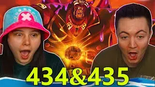 LUFFY VS MAGELLAN👒 One Piece Ep 434 & 435 REACTION & REVIEW