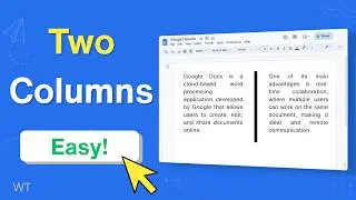 How to Make Two Columns in Google Docs | Flowing & Fixed Layout