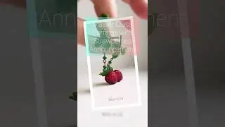 Master class earrings with Strawberry, mold Strawberry and veiner leaf raspberry. Three in one!