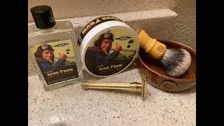 Blackland- Brass Blackbird, John Frum Soap & Aftershave, Captains Choice Bowl & Frank Shaving Brush