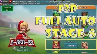 limited challenge Witch doll  stage 5 fully auto Dark disaster stage 5 fully auto