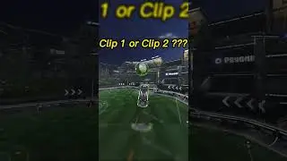 CLIP ONE (double flip reset + double) or CLIP TWO (DOUBLE TAP) #rocketleague