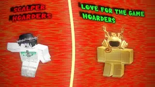 Scalper Hoarders VS People Who Hoard For The Culture (ROBLOX LIMITED TRADING)