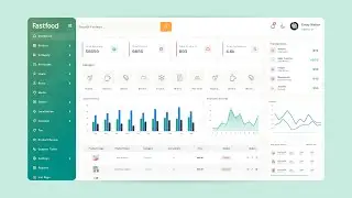 Responsive Admin Dashboard Design Using HTML CSS & JavaScript
