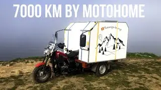 Camper made of a motorcycle DIY
