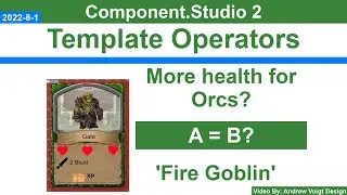 Template Language - Operators- Component.Studio 2 - E24 (V. 2022-8-1)