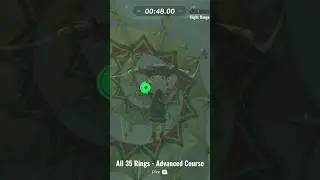 All 35 Rings in Flight Range Advanced Course Minigame | Tears of the Kingdom