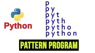 Python Pattern  - Printing Strings in Right Triangle Shape