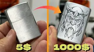 How do they turn a $5 Zippo into a $1000 Zippo?@BulunmazCo