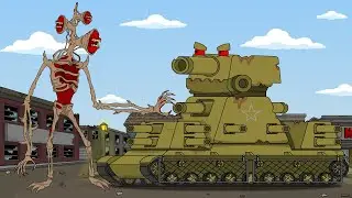 Siren Head vs KV-44 Cartoons about tanks