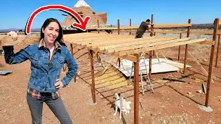 Adding Rafters To Our Pole Barn Style House