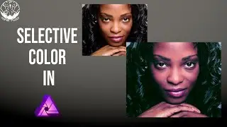 What is selective color adjustment in Affinity Photo