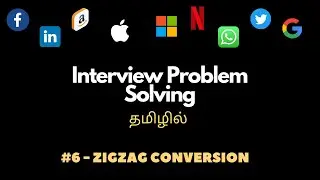 Leetcode Problem Solving #6 - Zigzag Conversion | Tamil