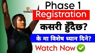 Phase 1 Registration of British Army and Singapore Police // GORKHALI