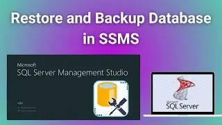 How to Restore and Back Up Database in SQL Server Management Studio (SSMS) | Full Guide