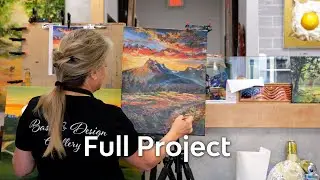 Full Landscape Painting Tutorial | Real-Time Start-to-Finish with Masha