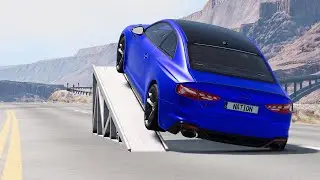 Cars vs Flip Ramp – BeamNG.Drive