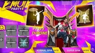 EMOTE PARTY EVENT FREE FIRE | NEW MONEY RAIN EMOTE | FF NEW EVENT TODAY | FREE FIRE NEW EVENT