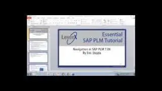 Essentials of Navigation in SAP PLM 7 0x Video Preview 2012 12 13