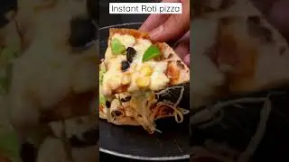 Instant roti pizza | pizza recipe | #shorts #pizza #dominoes