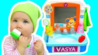 Brush Your Teeth Song | Vasya Nursery Rhymes & Kids Songs