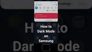 How to Dark Mode Smartphone Samsung 
