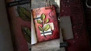 mini art journal- autumn leaf 🍁 