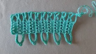 Easy crochet edge lace pattern(kenar dantel modeli)