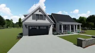Charming Contemporary Farmhouse Plan