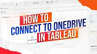 How to Connect to One Drive Data in Tableau