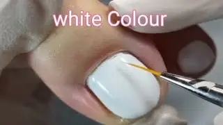 Full process white Gel Pedicure #trending #viral #nailtutorial #nailart #hack #diy #pedicure #feet