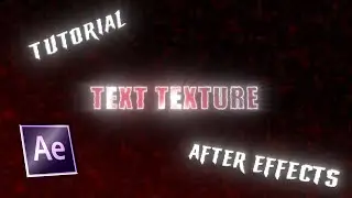 Plasma Texture Text Tutorial for edits | After Effects Tutorial