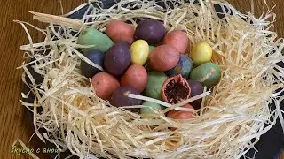Шоколадные Пасхальные  яйца СВОИМИ РУКАМИ