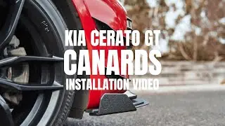 Kia Cerato PreFace Canards Install - Flow Designs