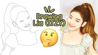 Digital Drawing Lia Itzy | Vector Art, Fan Art, Illustration, Speed Art |