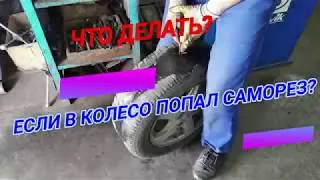 ЧТО ДЕЛАТЬ ЕСЛИ В КОЛЕСО ПОПАЛ САМОРЕЗ