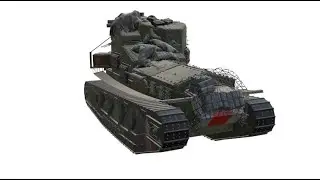 Британский танк (Mark A) 3D Модель