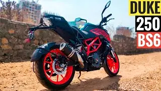 2020 KTM DUKE 250 BS6 FIRST RIDE REVIEW | Mileage | Price | Exhaust | Braking